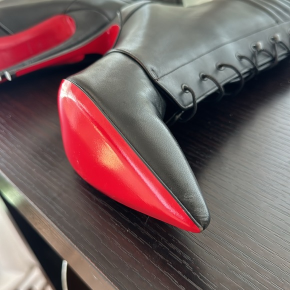 Christian Louboutin | Lace Up Stiletto Boots - Picture 9 of 12